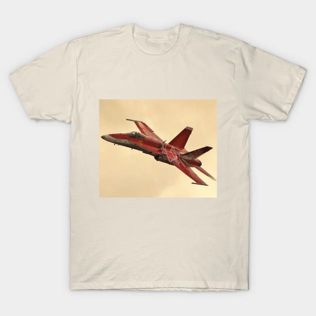 F-18 Hornet Canada 150 T-Shirt by acefox1